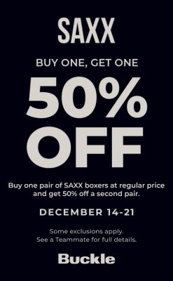 buckle saxx sale
