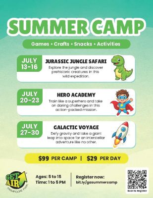 2026 Summer Camp Flyer get air