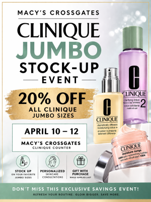Clinique 20% Jumbo