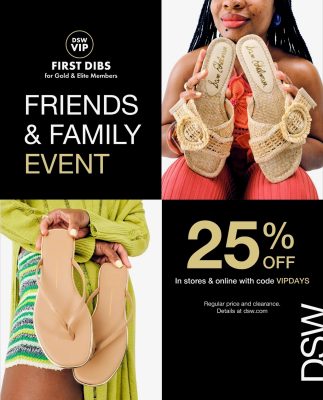 dsw friends and family