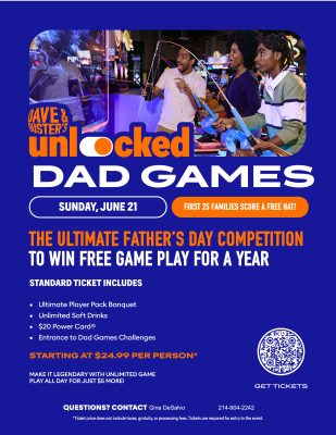 Dad Games Flyer Albany