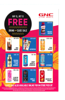 gnc sale Page 1