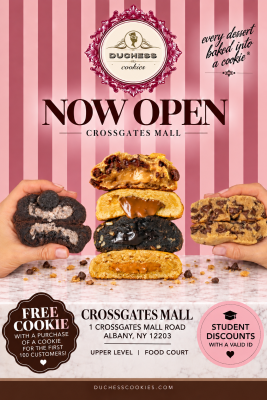 Duchess Cookies NOW OPEN Flyer